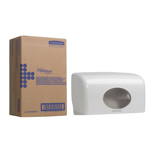 Aquarius™ 6992 Small Roll Double Toilet Roll Dispenser (000329)